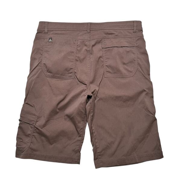 prAna Breath Stretch Shorts 11" Inseam Cargo Belted Hiking Outdoor Men's Sz XL - Picture 5 of 10